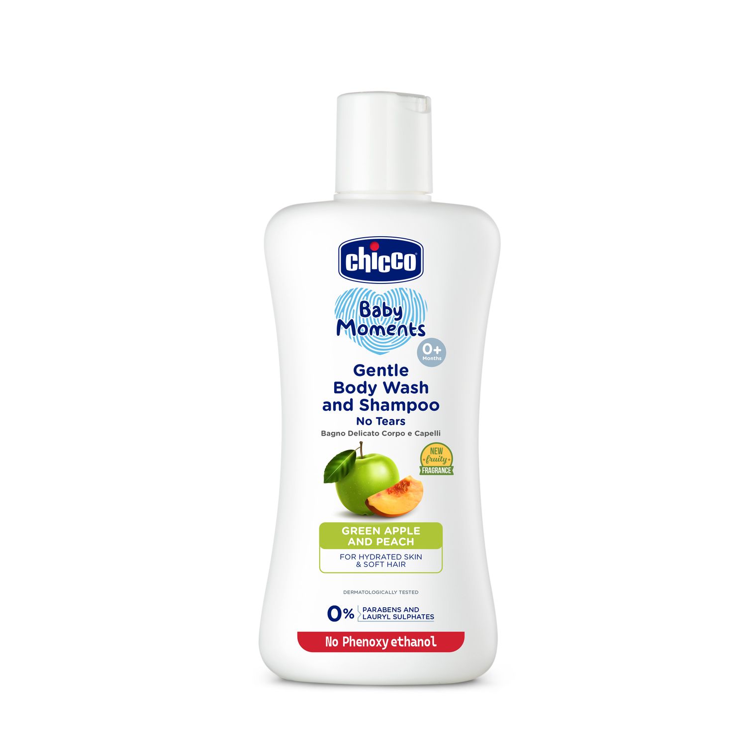 Gentle Bodywash & Shampoo Green Apple (500ml)-200ml